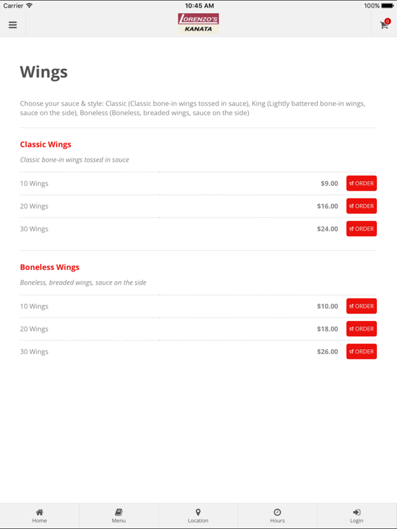 Screenshot #6 pour Lorenzo's Kanata Pizzeria Online Ordering