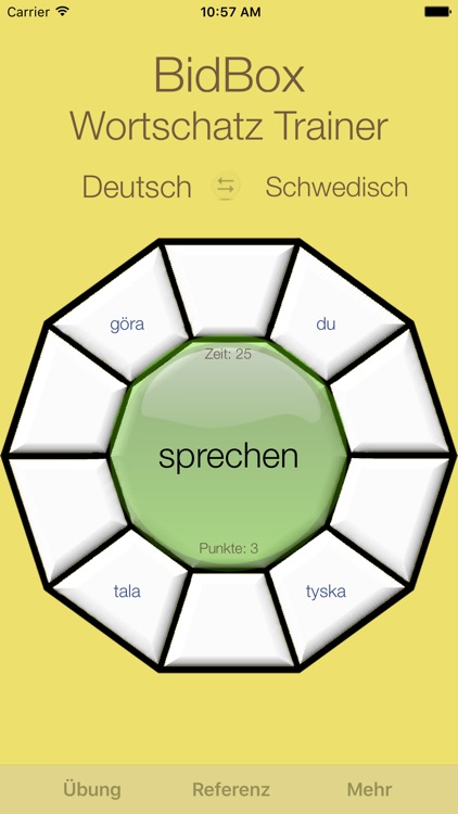 Vocabulary Trainer: German - Swedish