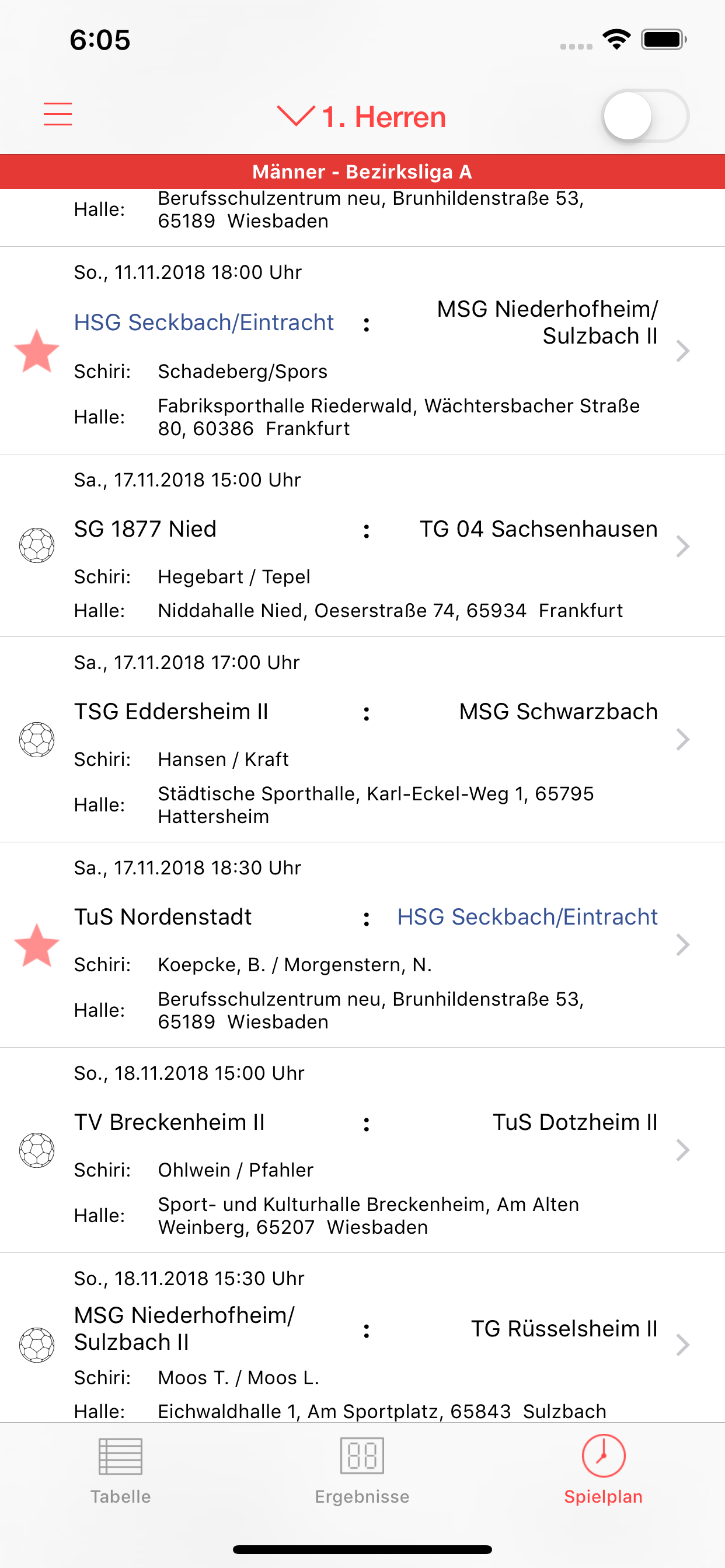 Eintracht Frankfurt Handball screenshot 3