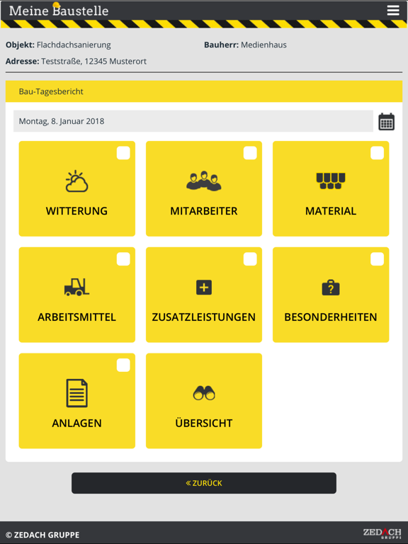 Screenshot #6 pour Baustellen App