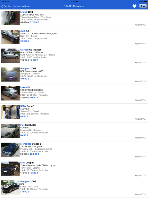 Screenshot #6 pour Autocadre : voitures occasion