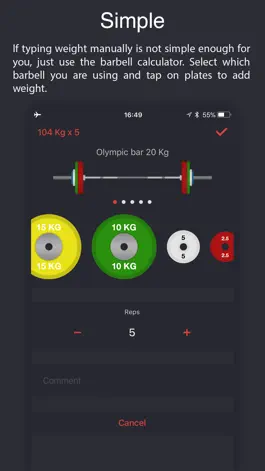 Game screenshot Weighter: Gym notes & progress mod apk
