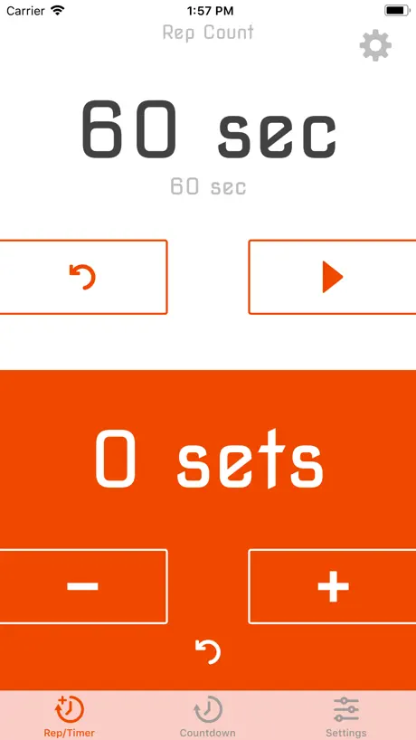 Rep Counter with rest timer