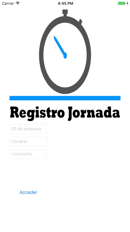Registro jornada
