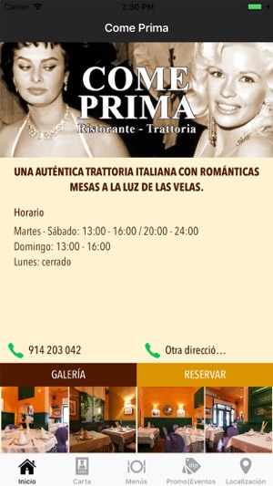 Restaurante Come Prima(圖1)-速報App