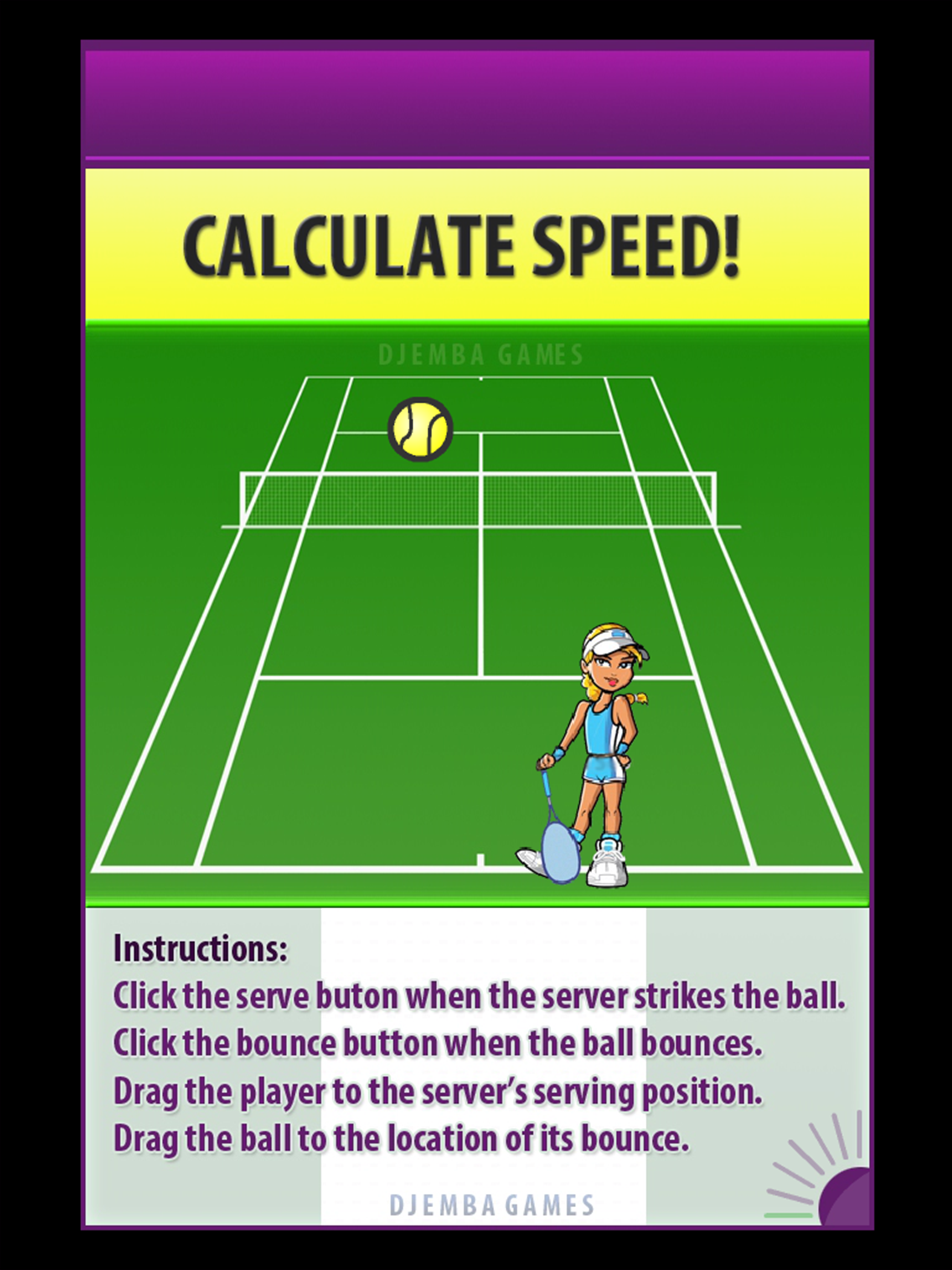 Tennis Serve Speed
