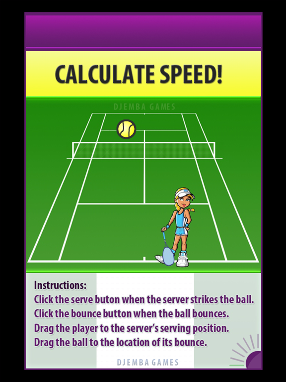 Screenshot #4 pour Tennis Serve Speed