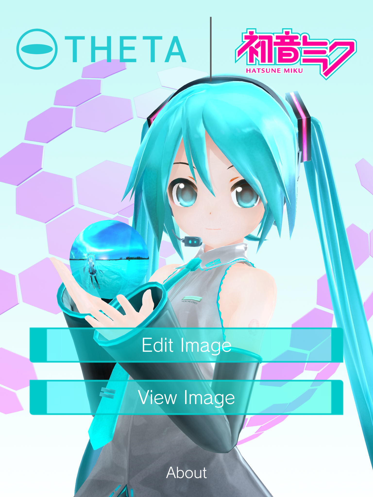 RICOH THETA  Type HATSUNE MIKU