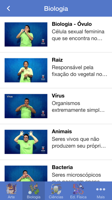 Screenshot #3 pour Sinalário Disciplinar em Libras