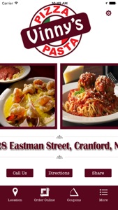 Vinny’s Pizza & Pasta screenshot #1 for iPhone