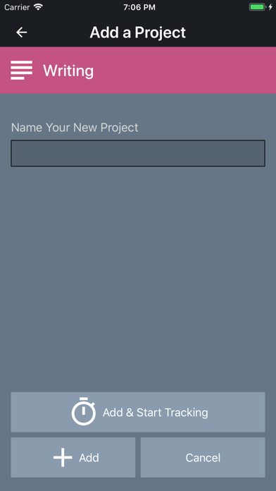 Screenshot #3 pour Chott - Hobby Time Tracking