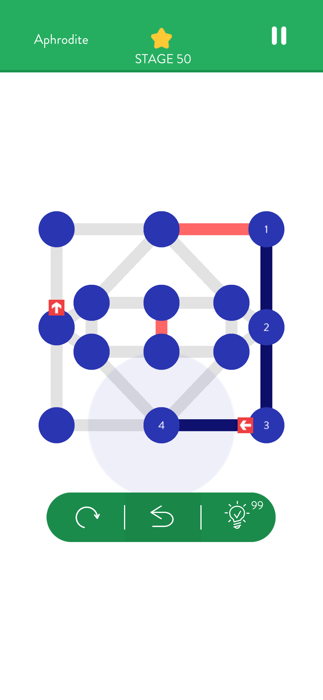 One touch drawing: IQ Test