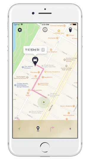 Screenshot von Find My Car Parking auf dem iPhone 1