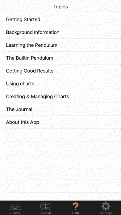 Pendulum Charts Pro Screenshot