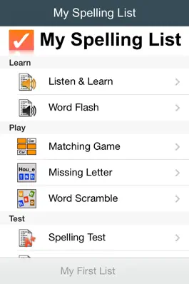 Game screenshot My Spelling List mod apk