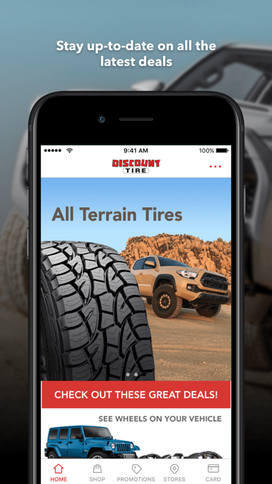 Discount Tire Screenshot