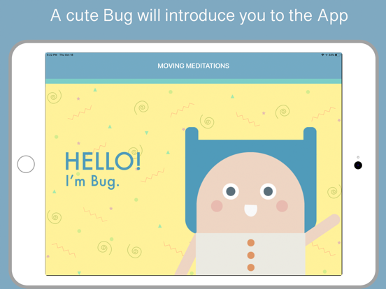 Moving Meditations iPad screenshot 1 - Health & Fitness app