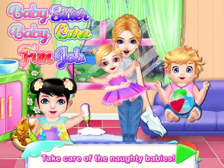 Babysitter Baby Care Fun Job