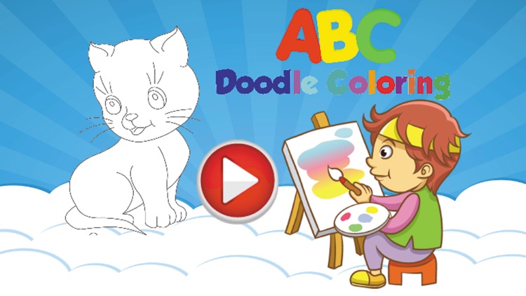 A-Z English Easy Coloring Book