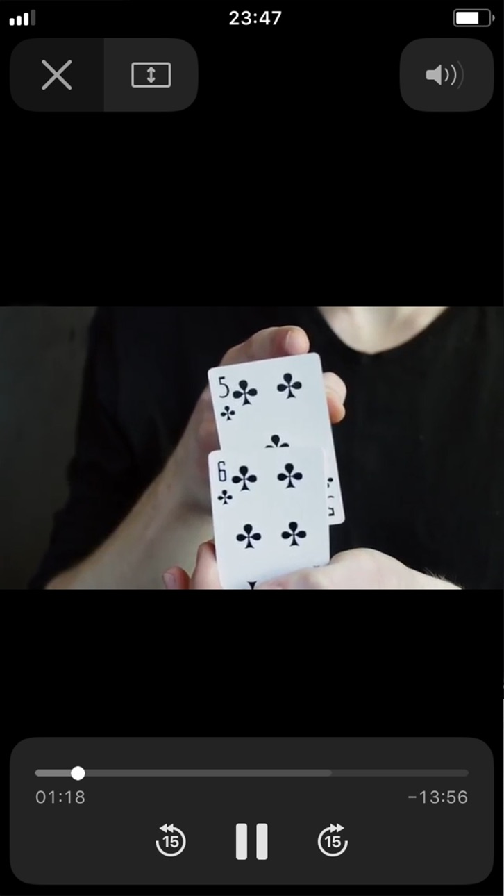 iPhone screenshot