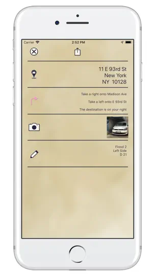 Screenshot von Find My Car Parking auf dem iPhone 3