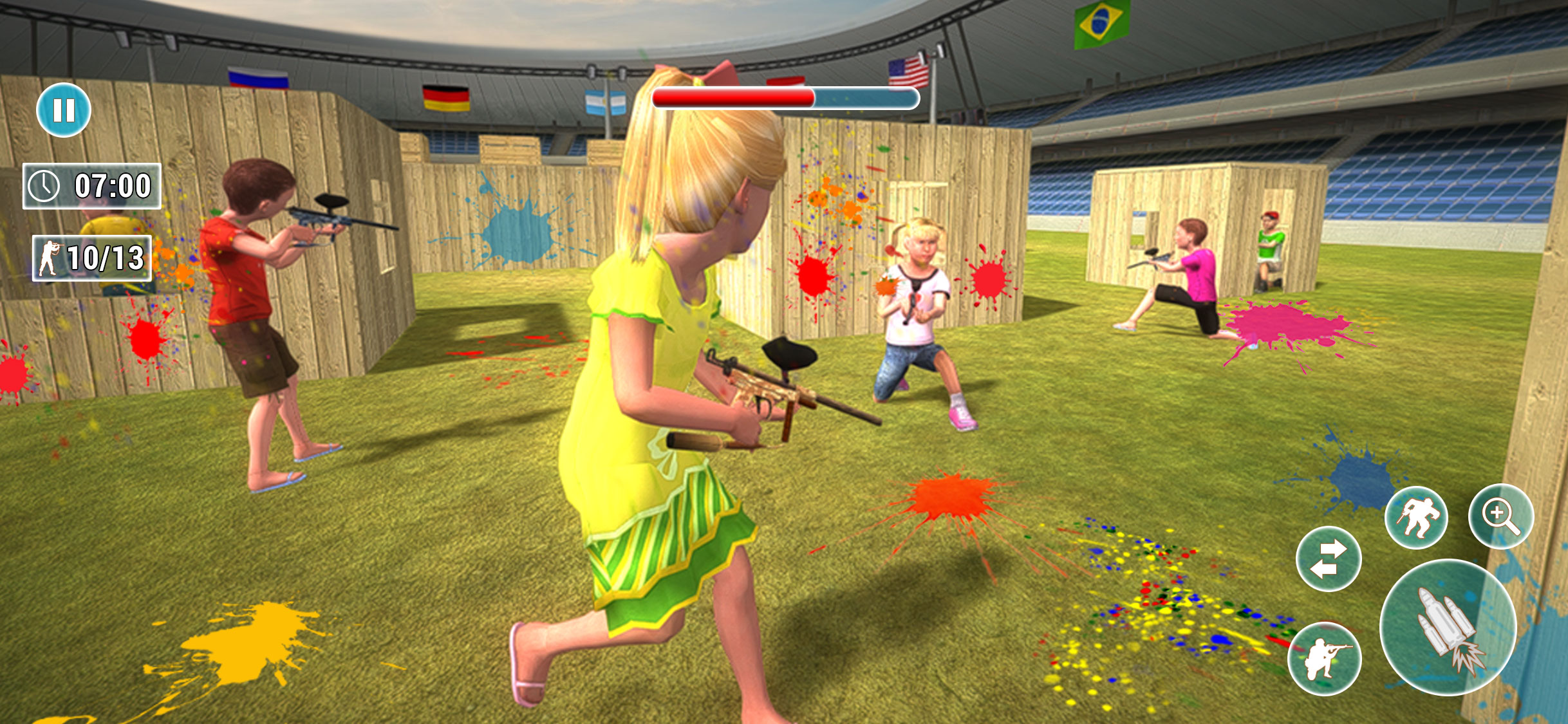 Paintball Combat PvP Shooting screenshot 3