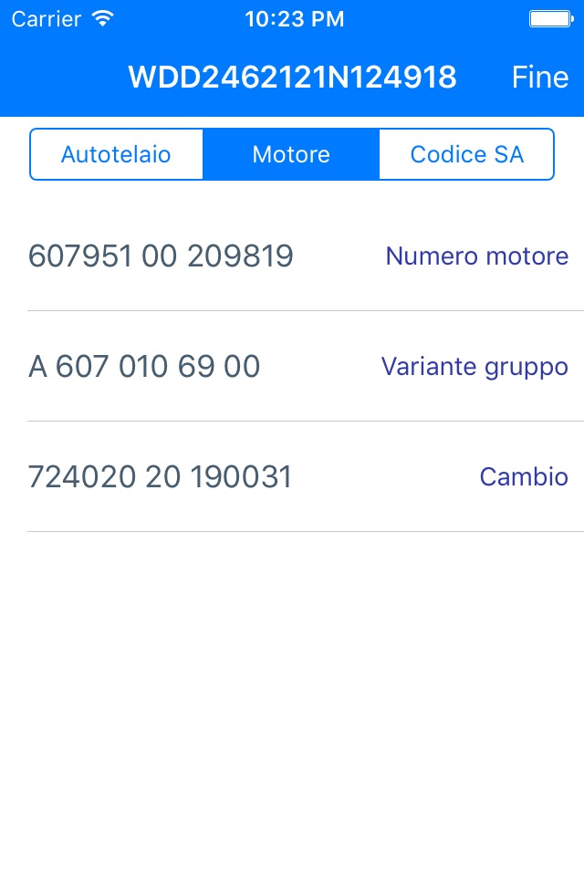 VIN decoder for Mercedes Benz screenshot 3
