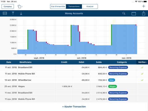 Money Accounts screenshot 2