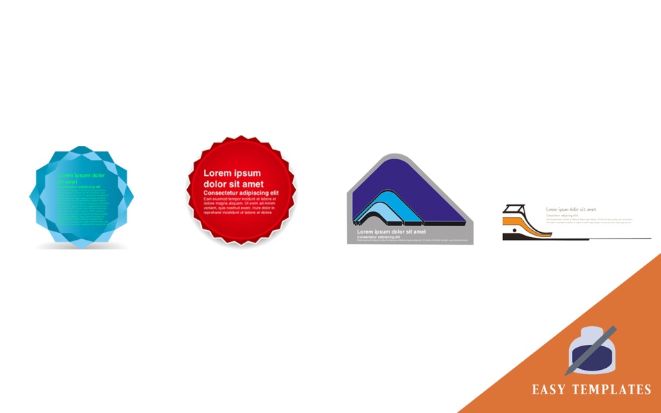#1. logo tag templates (macOS) 由: 磊 范