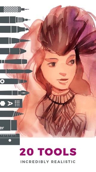 Tayasui Sketches Pro screenshot1