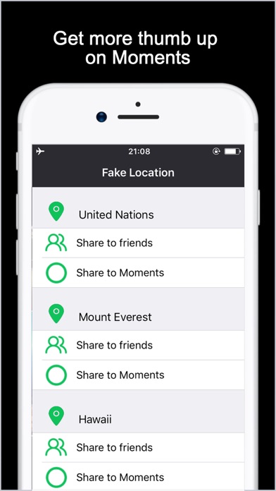 Fake Location for moments screenshot 2