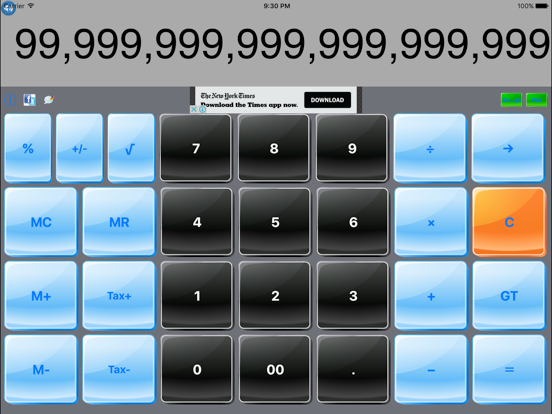 CalcTax+Lite iPad screenshot 4 - Business app