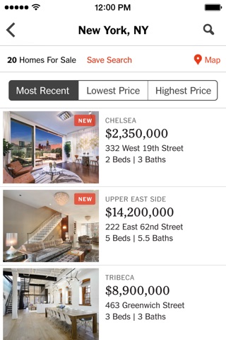 NYT Real Estate - Find a Home, Apartment or Condo screenshot 2