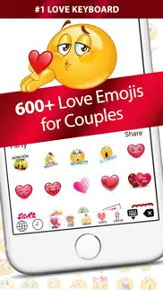 love emoji – extra emojis keyboard iphone screenshot 1
