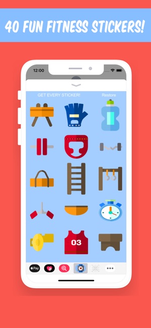 Fitness Sticker - for iMessage(圖1)-速報App