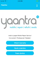 Yaantra Warranty screenshot #3 for iPhone