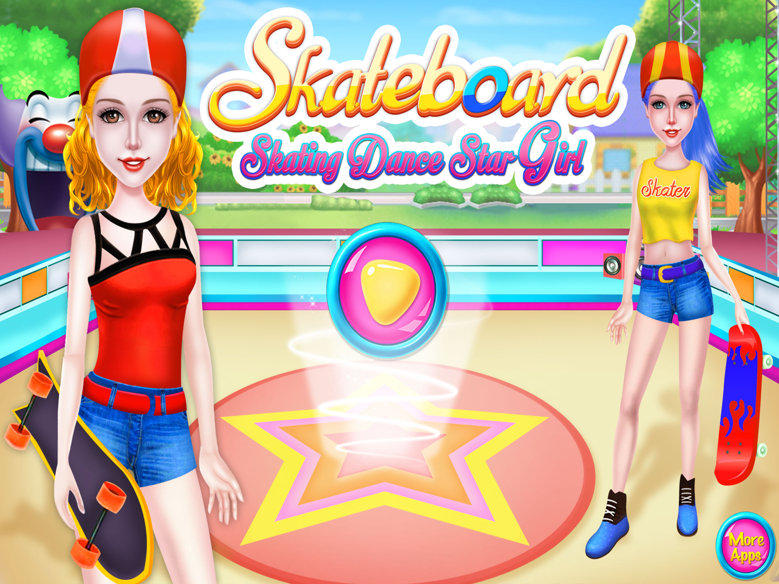 Skateboard Skating Girl
