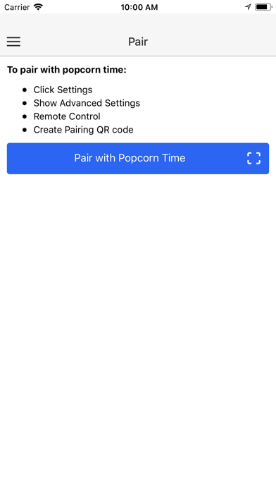 Popcorn Remote Screenshot 1