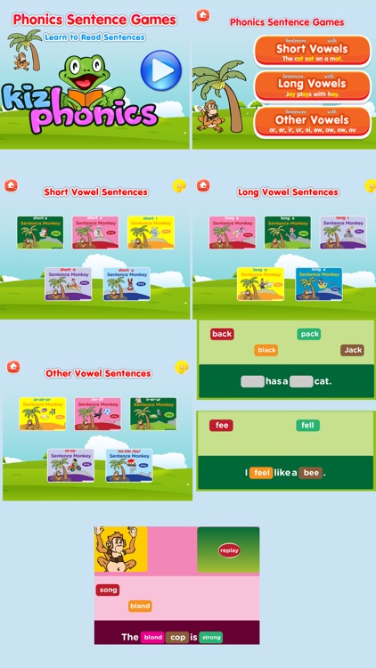 Kiz Phonics Sentence Monkey Lite