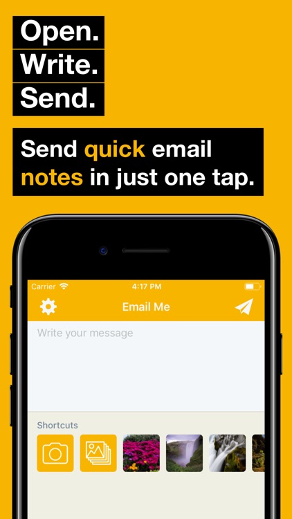 Email Me - Notes in one tap! screenshot-0