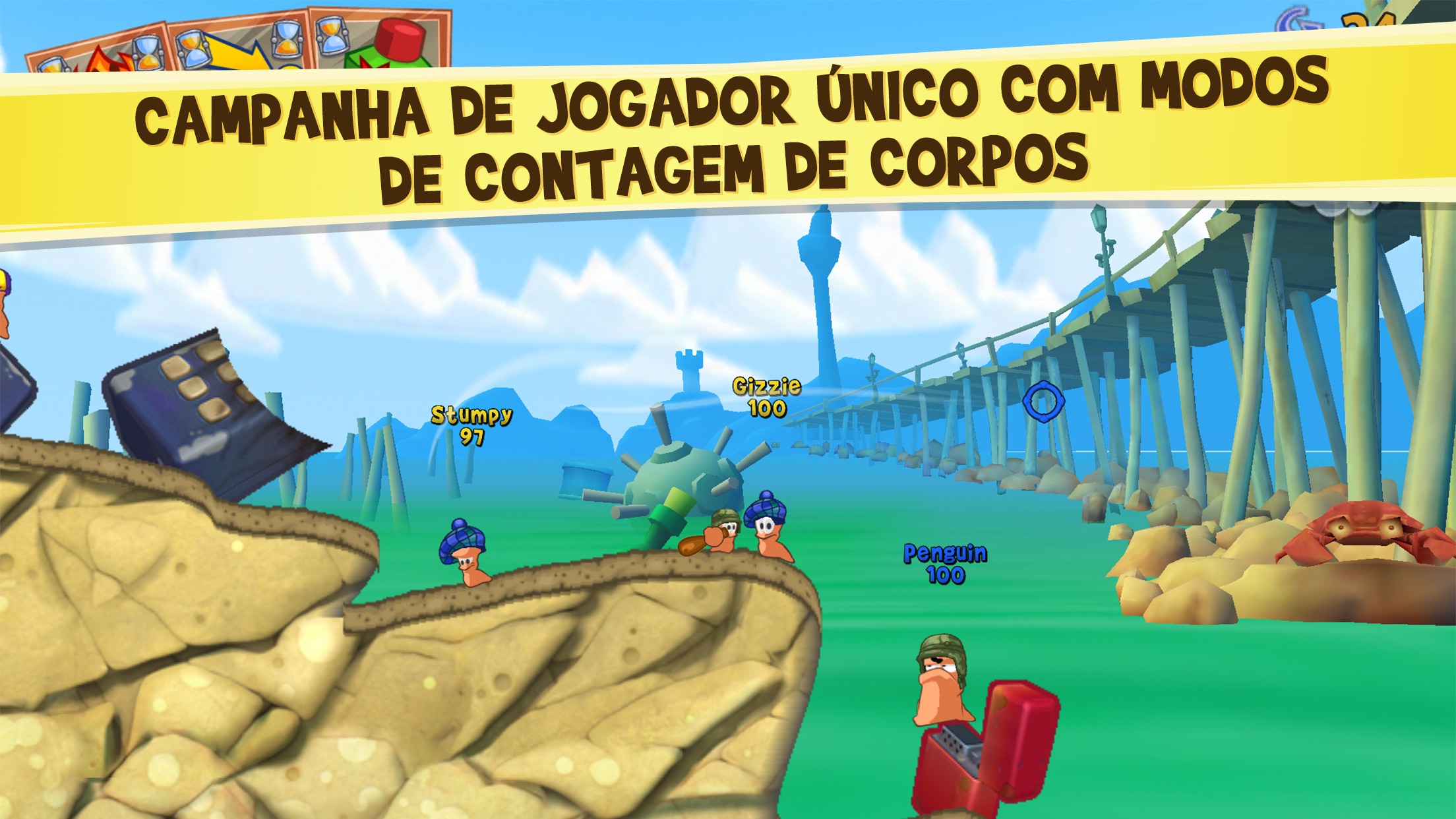 Screenshot do app Worms3