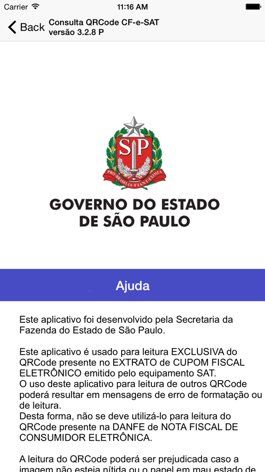 #4. DeOlhoNaNota (iOS) 由: Companhia de Processamento de Dados do Estado de São Paulo