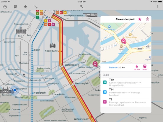 Screenshot #5 pour Amsterdam Rail Map Lite