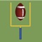This game's goal is to win a goal by shooting rubgy ball into goal
