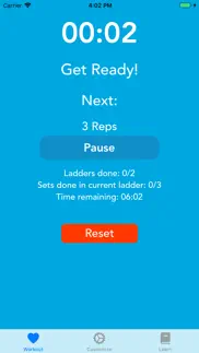 How to cancel & delete ladder workout timer 2