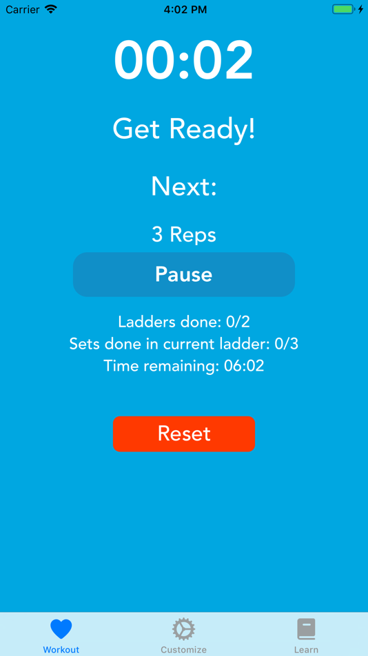 Ladder Workout Timer - 1.0 - (iOS)