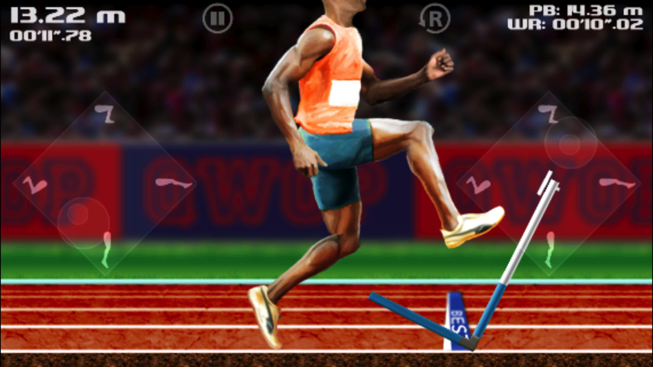 #2. QWOP for iOS (iOS) 由: Bennett Foddy