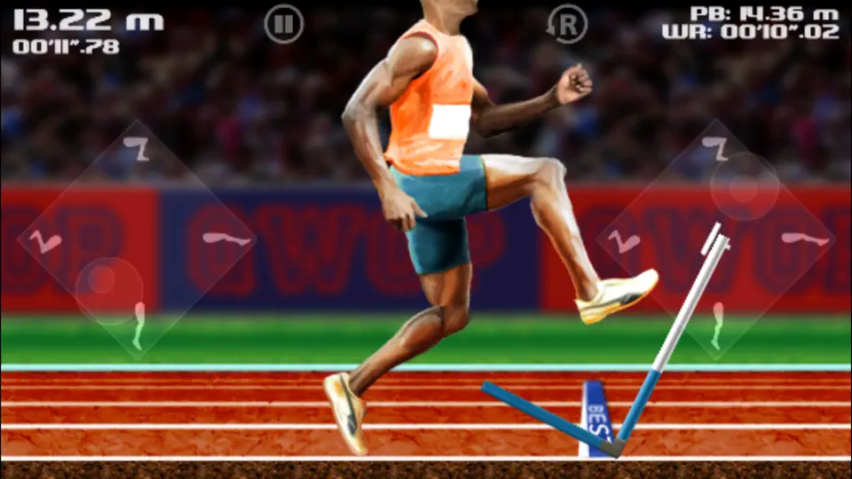 Captura de pantalla de QWOP For IOS en iPhone 2