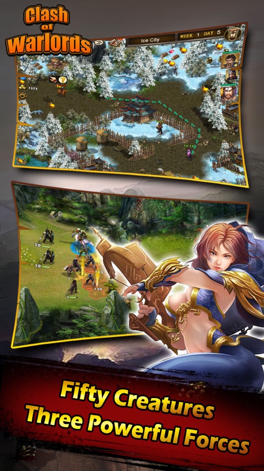 #3. Clash of Warloads (iOS) 由: Xinline Information Technology Co., Ltd