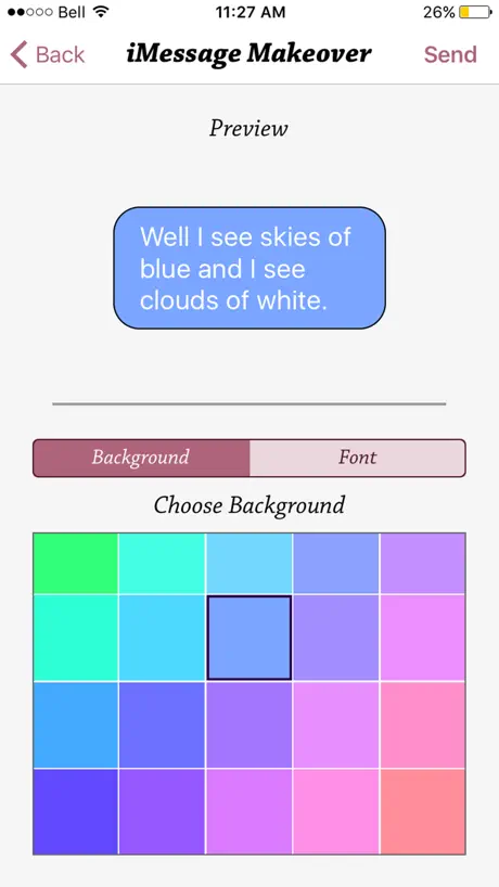 Message Makeover for iMessage - Colorful Bubbles